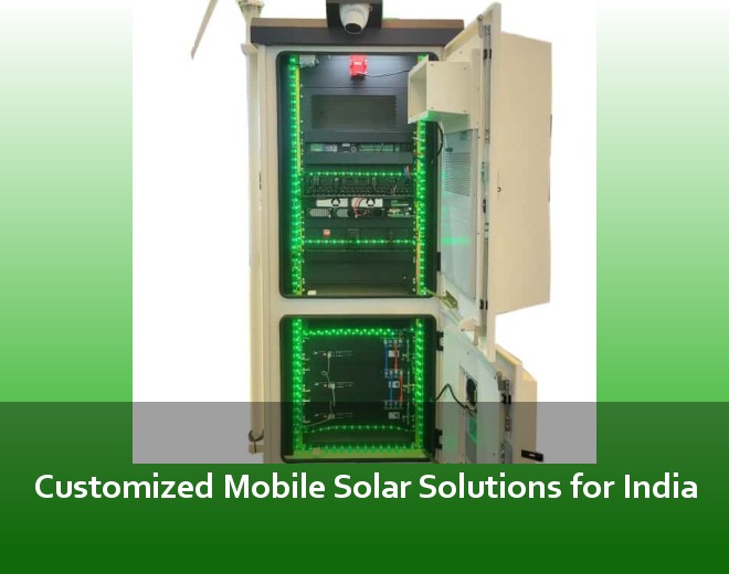 Customized Mobile Solar Solutions for India